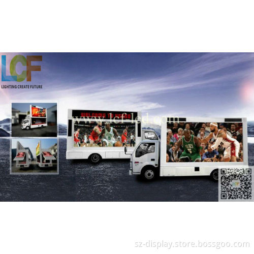 waterproof truck mounted p8 SMD full color LED display